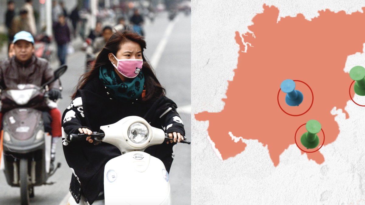 Ett mystiskt lungvirus sprider sig i Asien. 